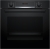 Bosch HBA514BB3 Einbau Backofen 60cm Schwarz 7Heizarten LED-Display Versenkknebel