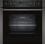 Neff E2ACH7AG3 Einbau-Herd kochfeldgebunden 60cm GraphiteGrey Pyrolyse LCD-Display 8Heizarten
