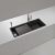Schock Prepstation-FB Dusk (PRPD150FBDSK) Unterschrank 120cm flächenbündige Spüle CRISTADUR®