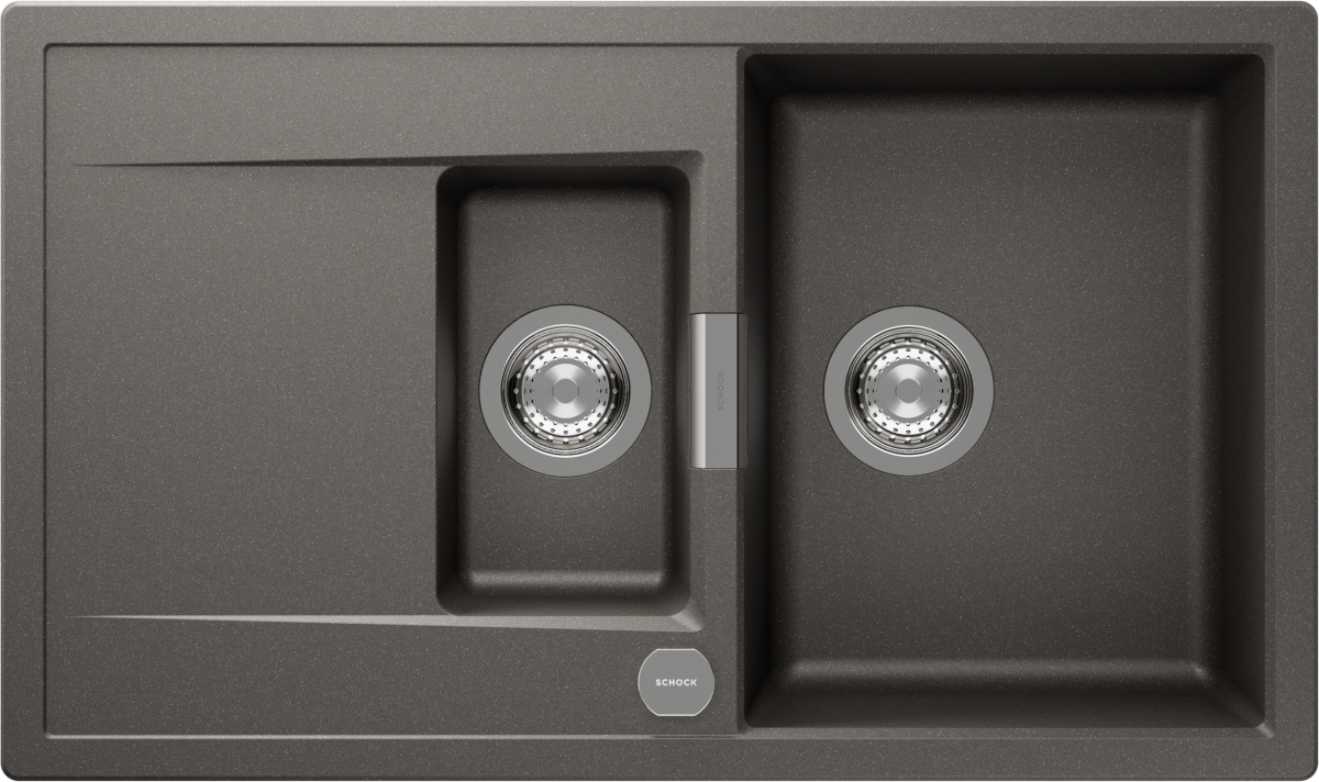 Schock Mono D-150-A Silverstone ( MOND150ASIL ) Unterschrank 60 cm Aufliegend CRISTADUR®