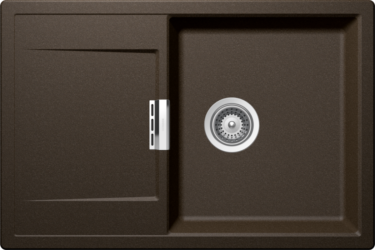 Schock Mono D-100-FB Bronze ( MOND100FBBRO ) Unterschrank 50 cm Flächenbündig CRISTADUR®