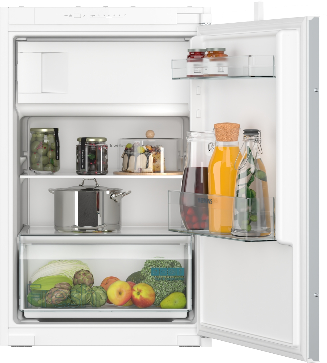 Siemens KI22LNSE0 Einbau-Kühlschrank mit Gefrierfach 88 x 56 cm, freshBox,  superCooling Schlepptür EEK:E günstig kaufen