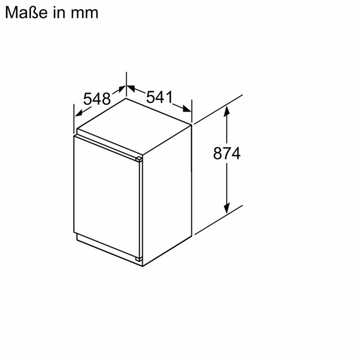 Siemens KI22LNSE0 Einbau-Kühlschrank mit Gefrierfach 88 x 56 cm, freshBox,  superCooling Schlepptür EEK:E günstig kaufen