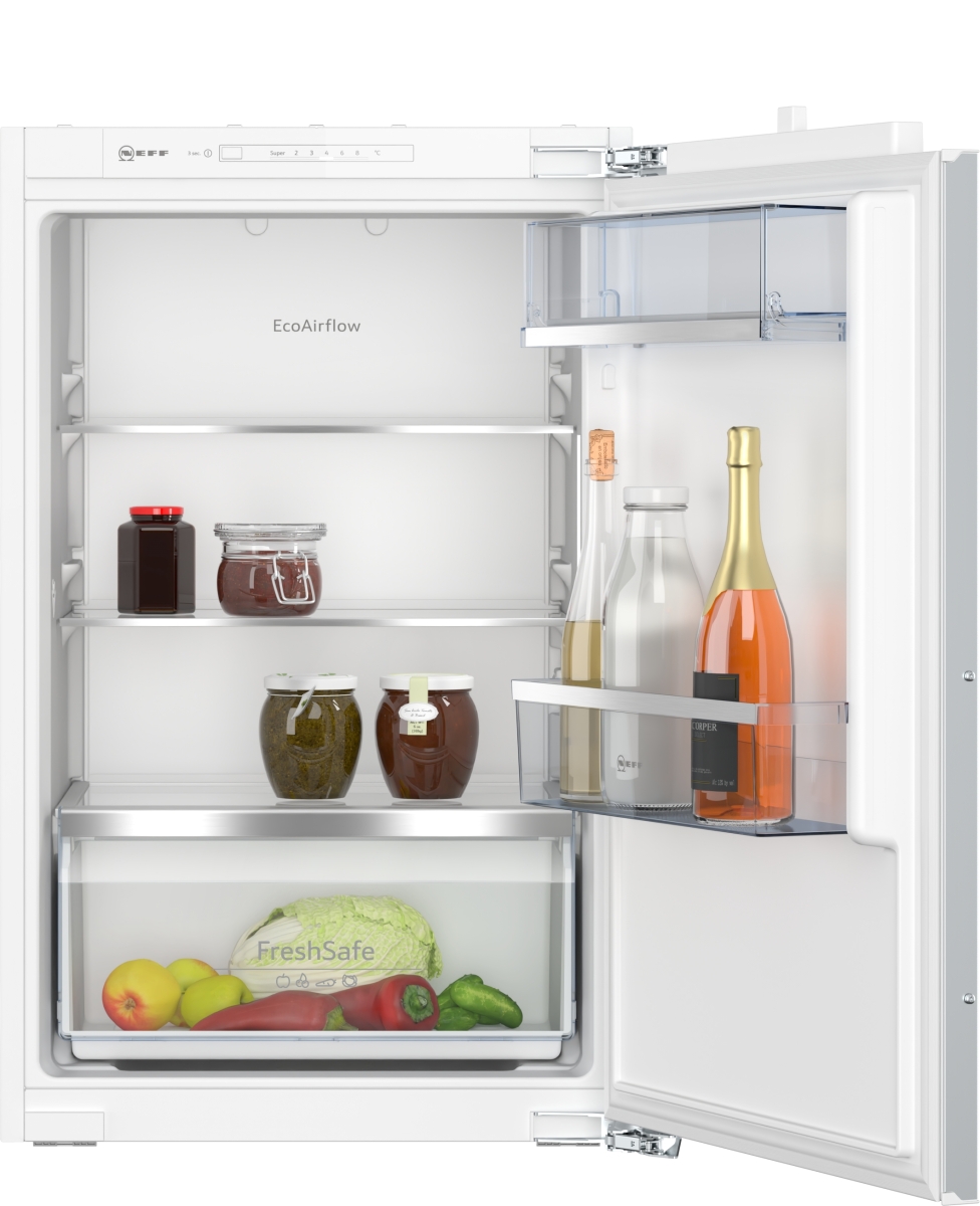 Atlanic ATLRF88E Einbaukühlschrank Kühlschrank mit Gefrierfach 121 Liter