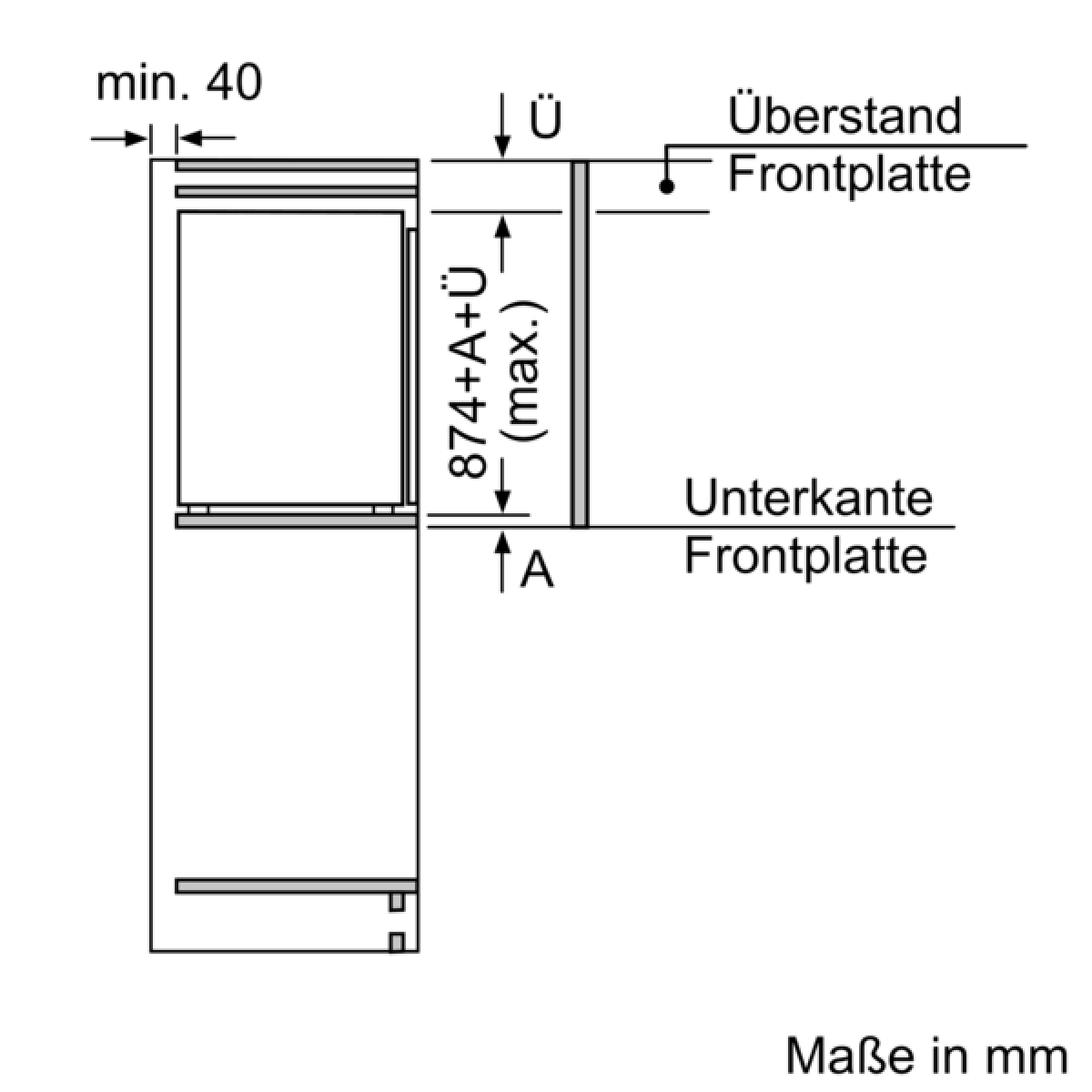 Neff KI1212FE0 Einbau Kühlschrank 88 cm Nische Flachscharnier FreshSafe  EcoAirFlow LED günstig kaufen | Kühlschränke