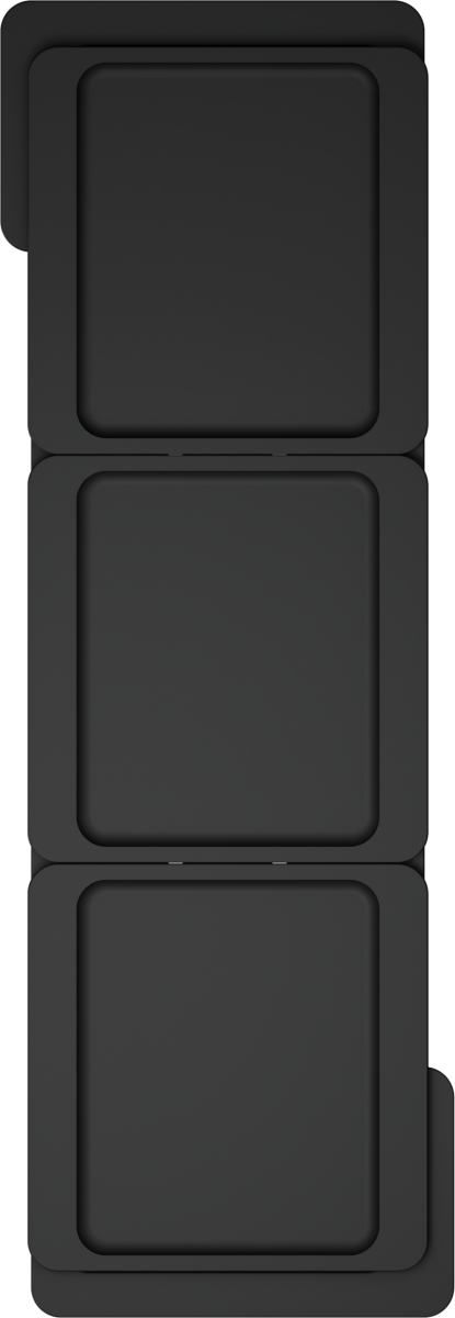 Schock Funktionsschalen-Set 7-teilig (629728) Kunststoff schwarz Funktionsschalen-Set 7-teilig aus Kunststoff in Schwarz